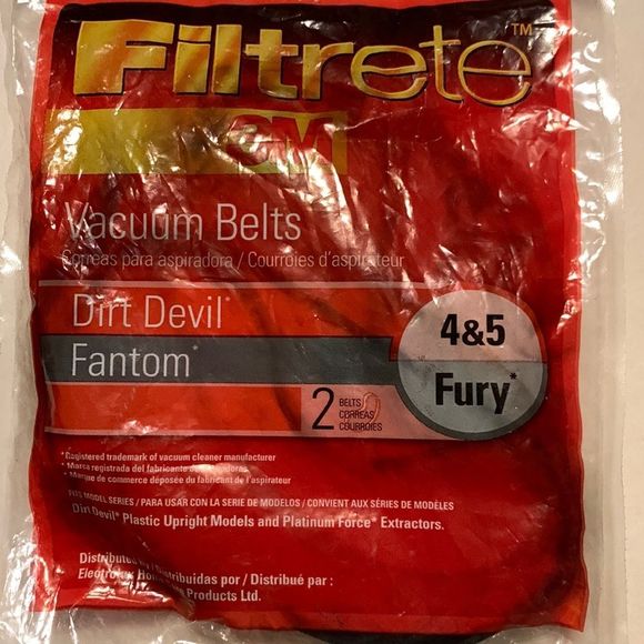 Filtrete Other New Filtrate 3m Vacuum Belts For The Dirt Devil